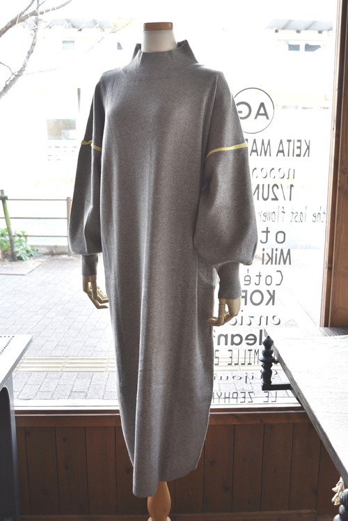 QTUME(クチューム) ニットロングワンピース