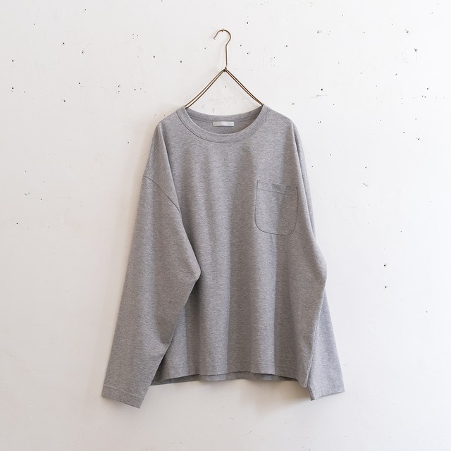 ［white label］smooth long sleeve T-shirt