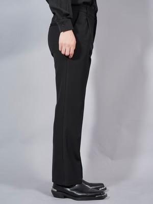 【ALUDE SELECT】silver button slacks pants