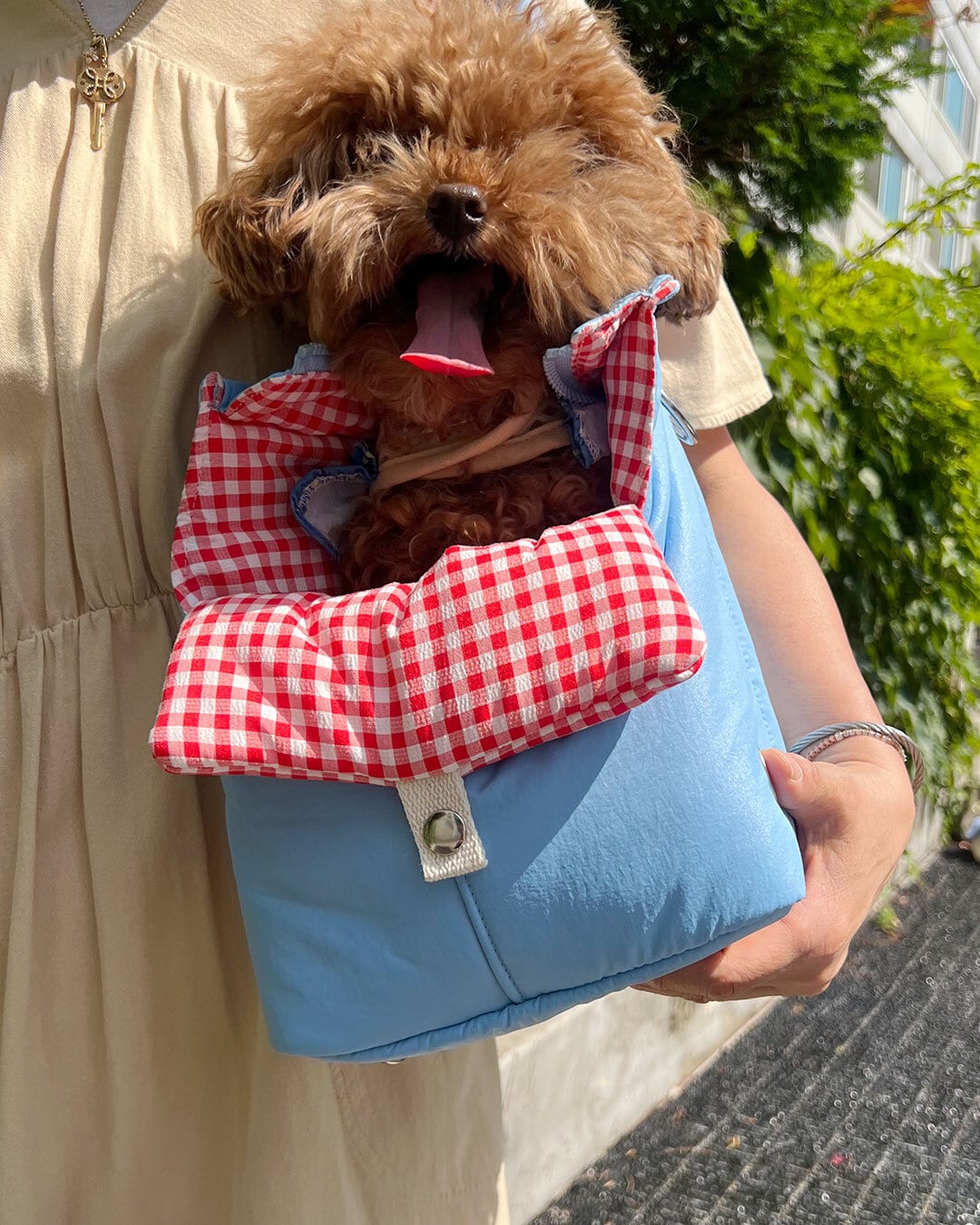 The Honey Bunch Bag Sサイズ（Aqua Blue） / monchouchou | PANNA HOUSE