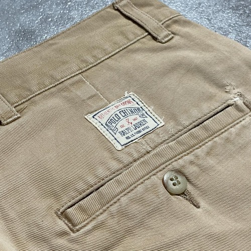 90-00s Ralph Lauren ドミニカ共和国38/32 ベージュチノ 詳細写真3
