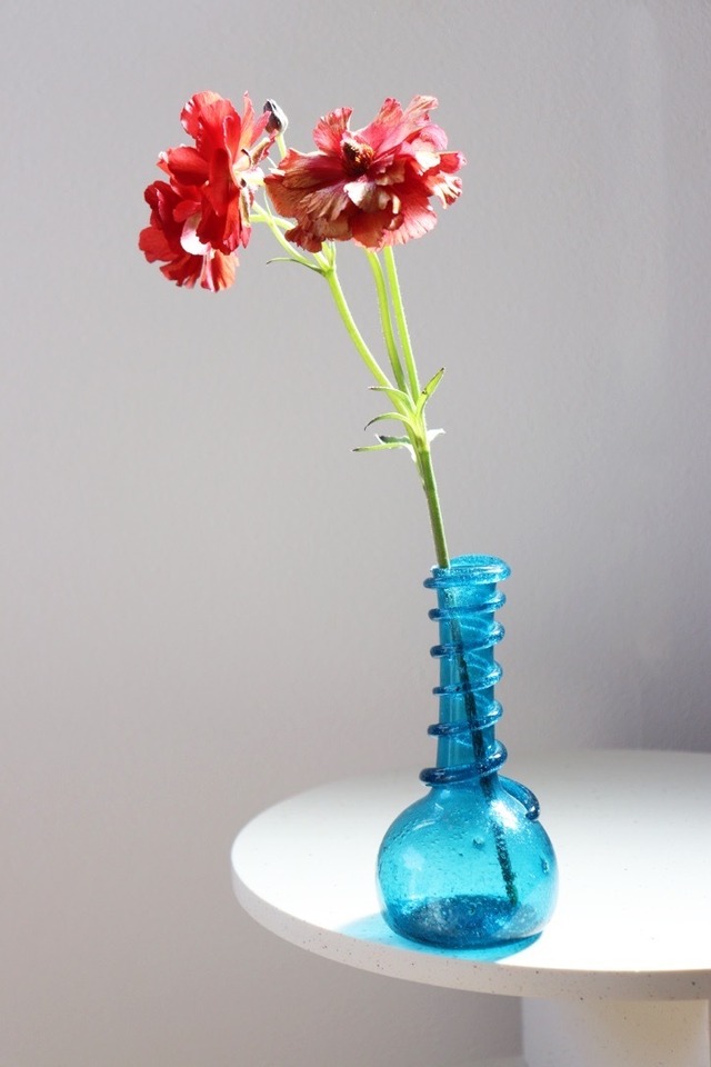 Blue art Vase