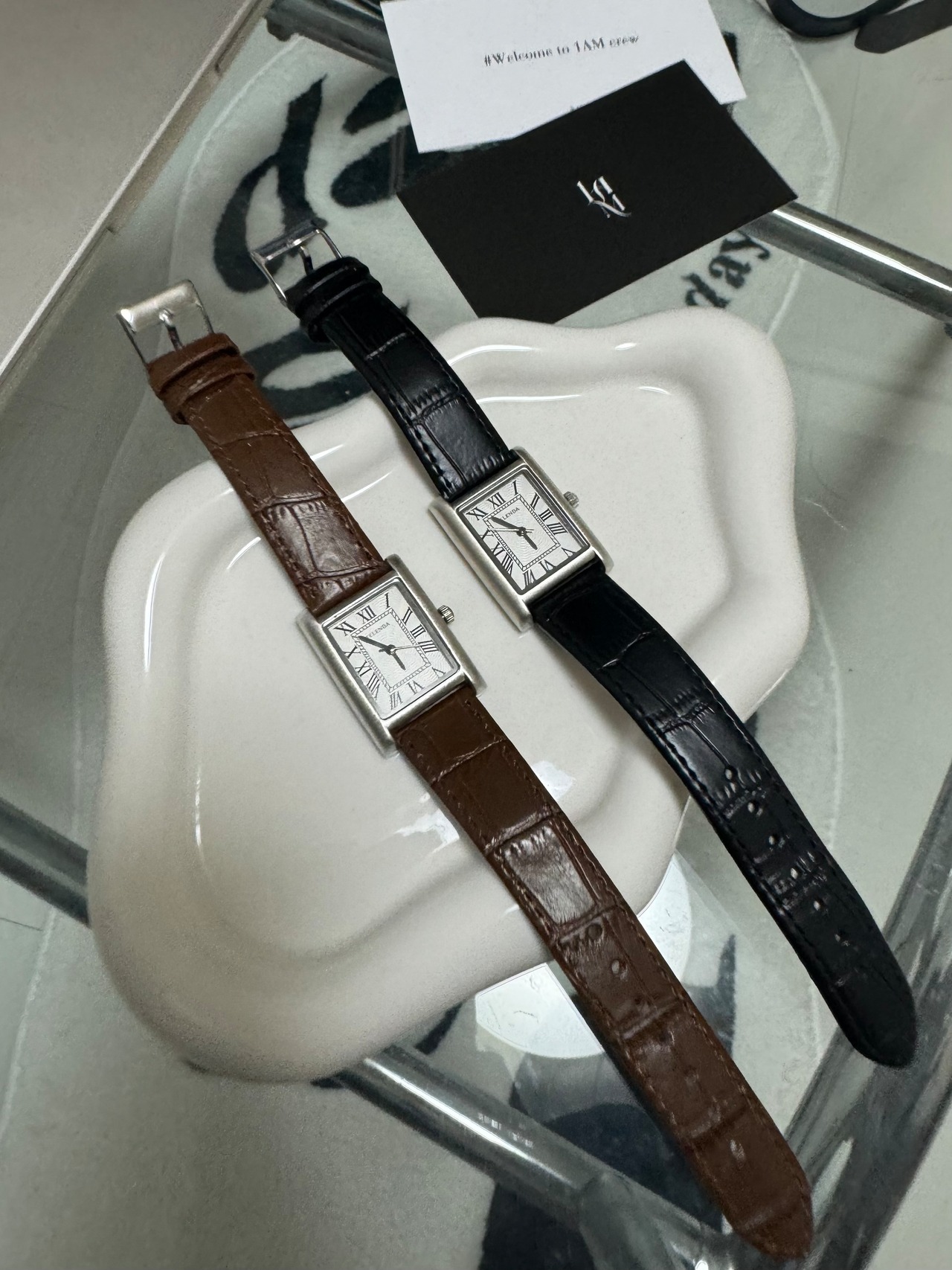 Velvet Leather Minimum Watch(3color) - 11