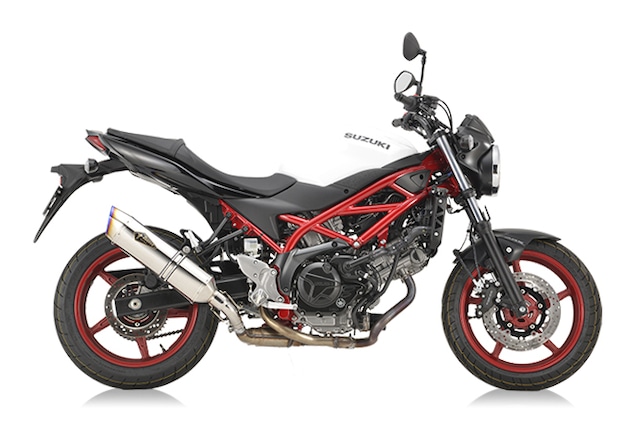 SV650 ABS('17～)・SV650X ABS('17～) リアルスペック スリップオン  チタンポリッシュ[RS18-T3ST]
