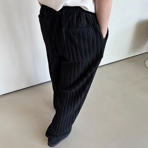 モードプリーツワイドレッグパンツ　0772