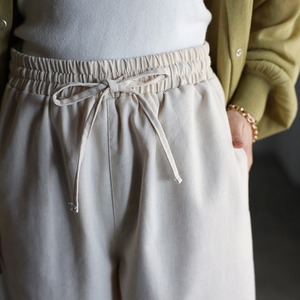 Linen wide pants (ivory)