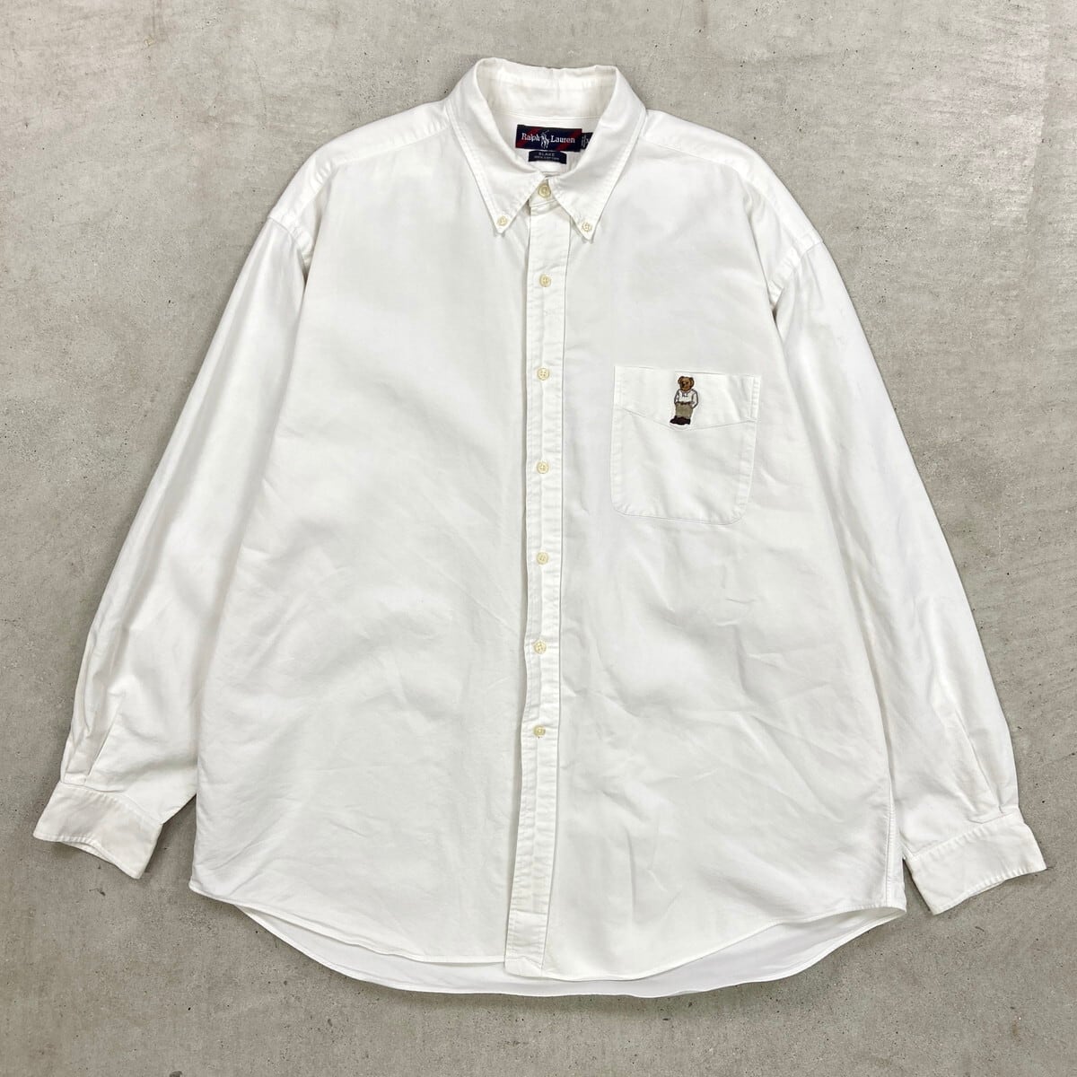 Ralph Lauren ラルフローレン BLAKE ポロベア 刺繍 長袖シャツ メンズ