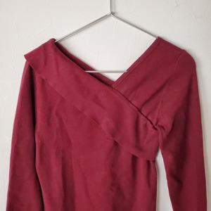 【USED】AZUL　アズール　お出かけニット　差し色ニット　大人　美品