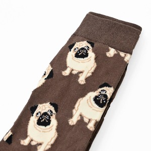 Pug crew socks パグ クルーソックス