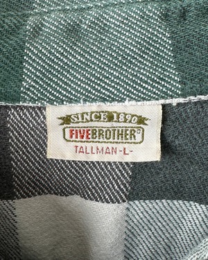 -Five Brother- Vintage 90s L Heavy Flannel Shirt