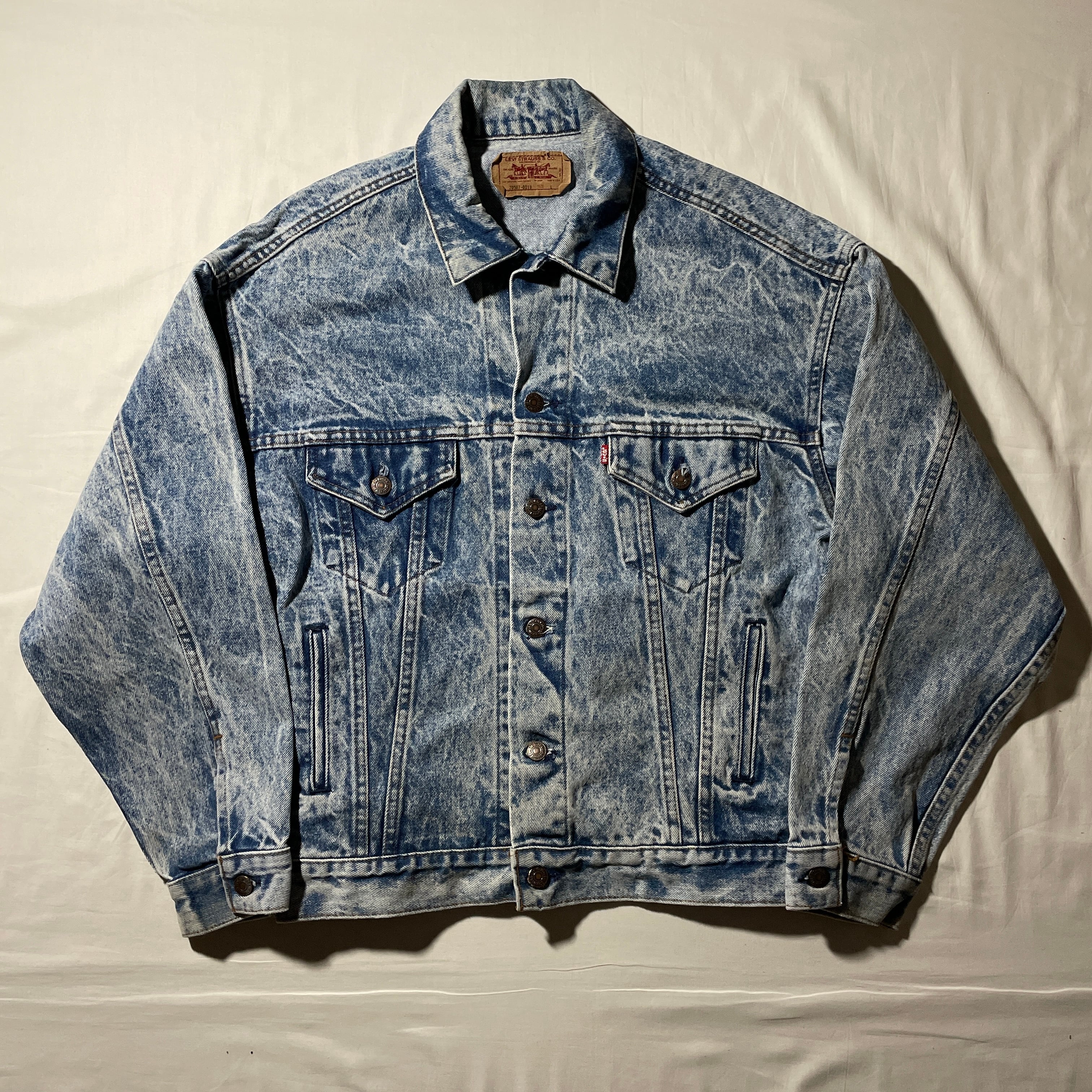 87s Levi's 70507-0219 デニム トラッカージャケット USA - Gジャン