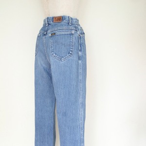 80s USA Lee RIDERS denim pants "stripe"