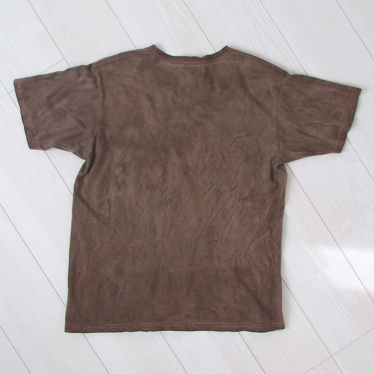 柿渋 Tシャツ Mサイズ 5.6オンス 鉄媒染 | 前田創作工房 BASE店