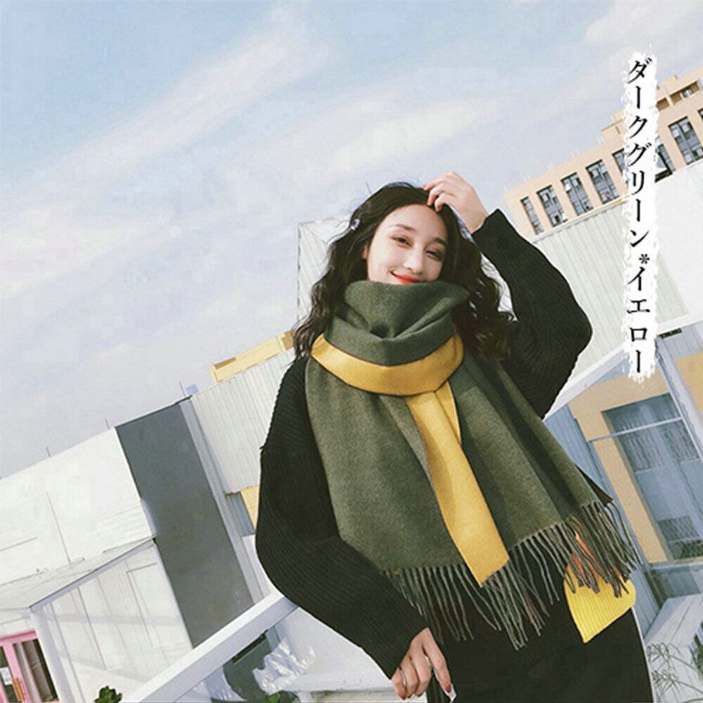 大判 フリンジ マフラー レディース 秋冬 きれいめ 大人 かわいい ストール 厚手 おしゃれ リバーシブル ブランケット カジュアル ビジネス オフィス 大人可愛い 大人女子