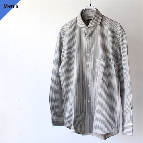 Orgueil インディゴストライプウィンザーカラーシャツ Windsor collar shirt　OR-5002B