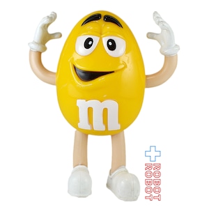 M&M's ディスペンサー フィギュア イエロー 13cm エムアンドエムズ