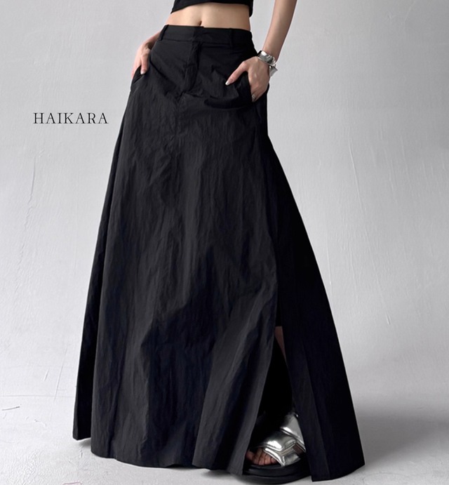 (NEW)Slit Long Skirt