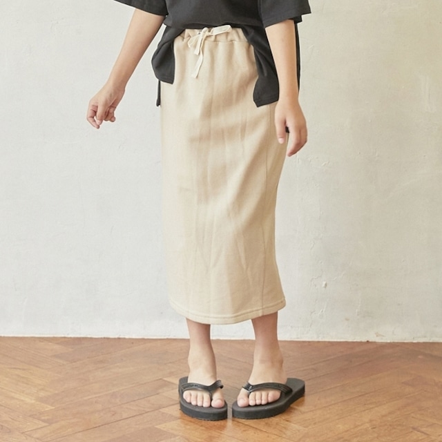 undeny. Sweat Skirt【110-160cm】Ecru