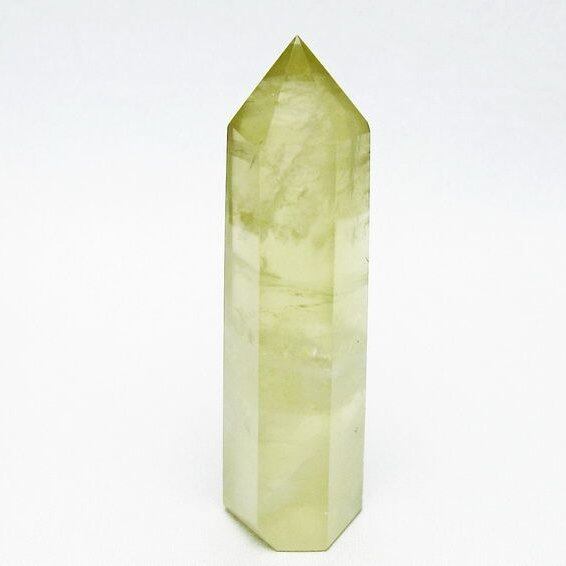 シトリンクォーツ 六角柱 シトリン ポイント 置物 一点物 142-10282