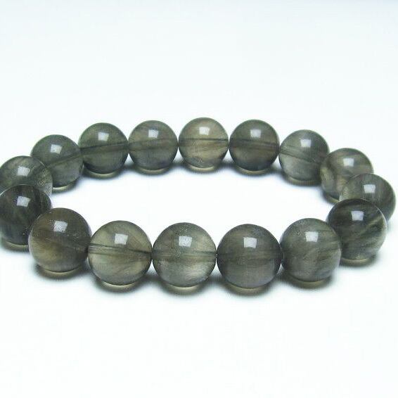 ラビットヘアー フローライト ブレスレット 12mm [M便 1/10] 111-24883