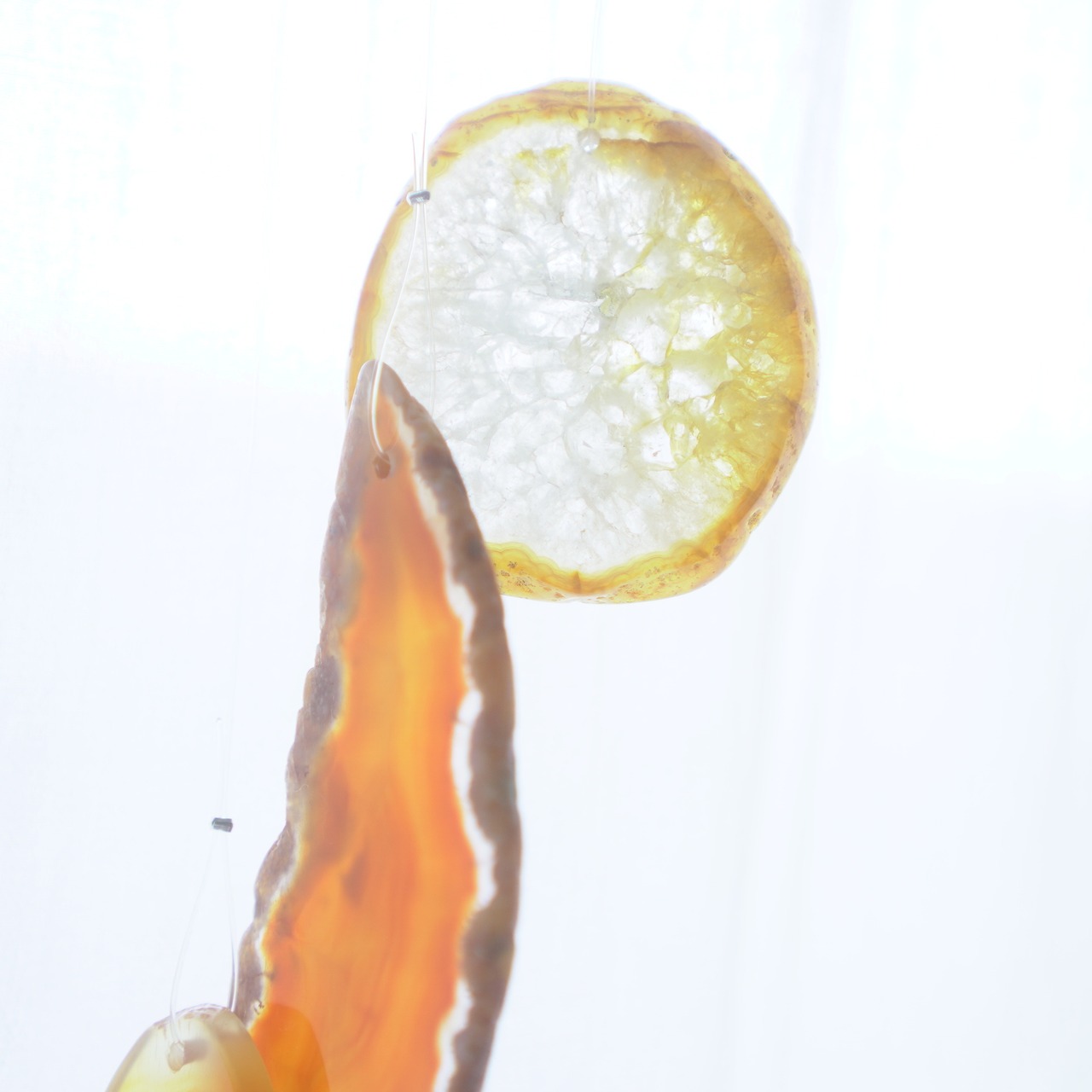 Tea Float - アゲートヒーリングチャイム / Agate Sun Catcher Wind Chime 102