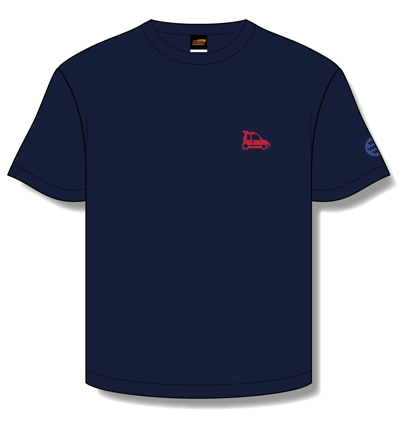 ジャレコ「シティコネクション」Tシャツ 2024年モデル（インディゴ）　レトロゲーム