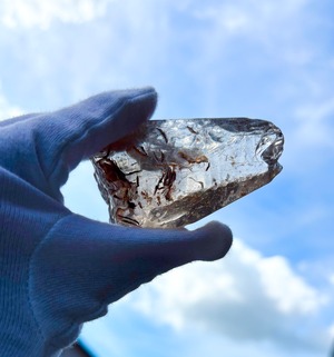 ブラジル産天然シトリン原石　約108g