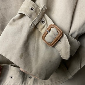 vintage BURBERRYS one-panel-sleeve trench coat “TRENCH 21”