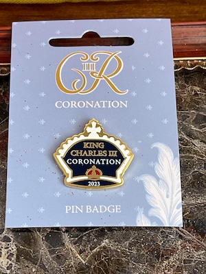 20%OFF!『Westminster Abbey』チャールズ国王 レガリアピンバッジ King Charles III Coronation Regalia Pin Badge ウエストミンスター