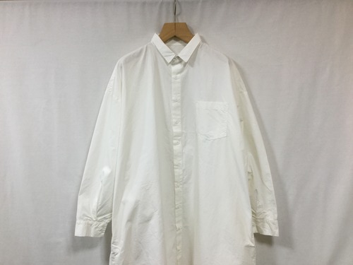 Women’s AUGUSTE-PRESENTATION Pajama Look ダンガリーシャツワンピースWHITE”