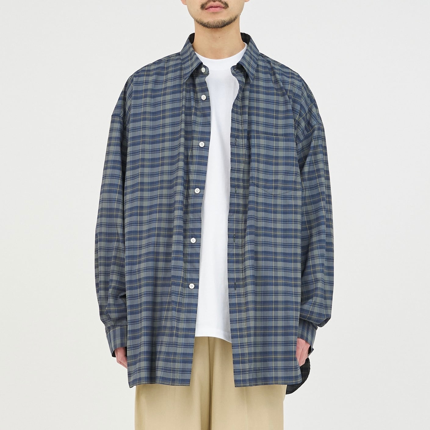 FreshService｜MADRAS DRY TECH REGULAR COLLAR SHIRT | 眠家