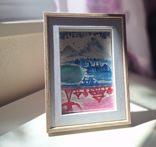 『いつか会ってみたいね』｜水彩画 原画（一点限り）