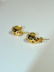 Colorful stars pierce