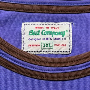 BEST COMPANY embroidery sweat shirt