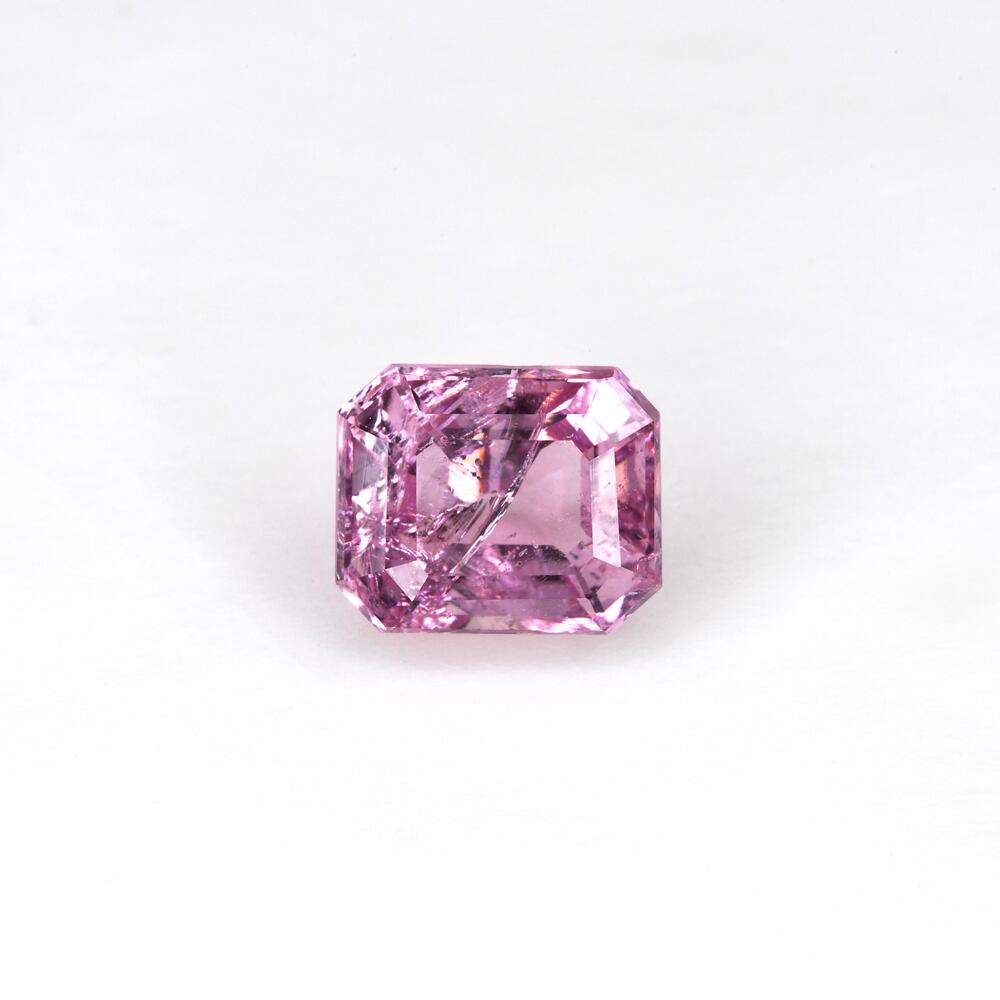 ピンク・スピネル エメラルド・カットルース [クラリティ I / 1.053ct