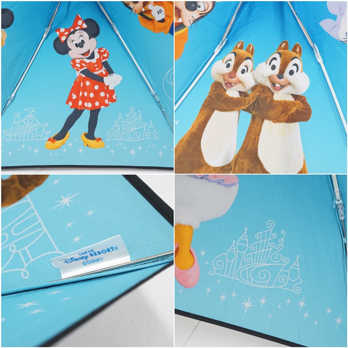 折りたたみ傘 東京ディズニーリゾート USED美品 写真プリント 実写