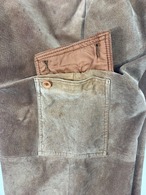 1990s- Suede Cargo Pants