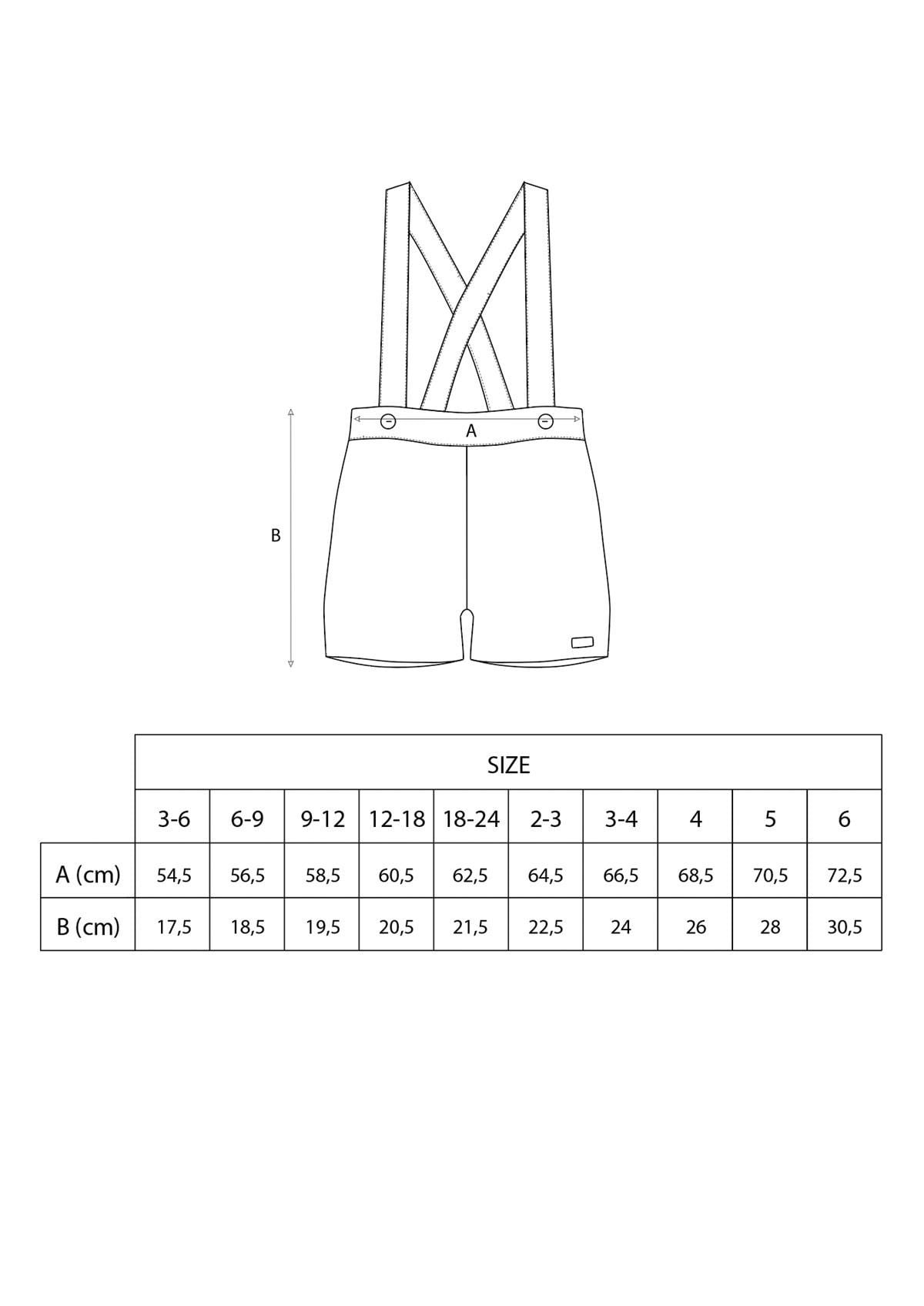 Popelin / Mod.14.4 Embroidered striped dungarees with straps