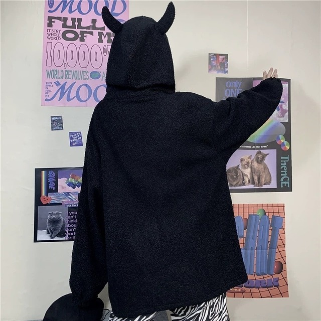 ブラックデビルパーカー Riddle Ribbon ブラックデビルパーカー Riddle Ribbon