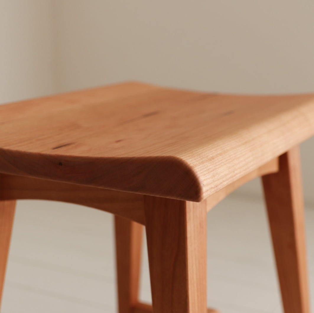 スツール 玄関 リビング ブラックチェリー st-l01-bc | kosakacraft