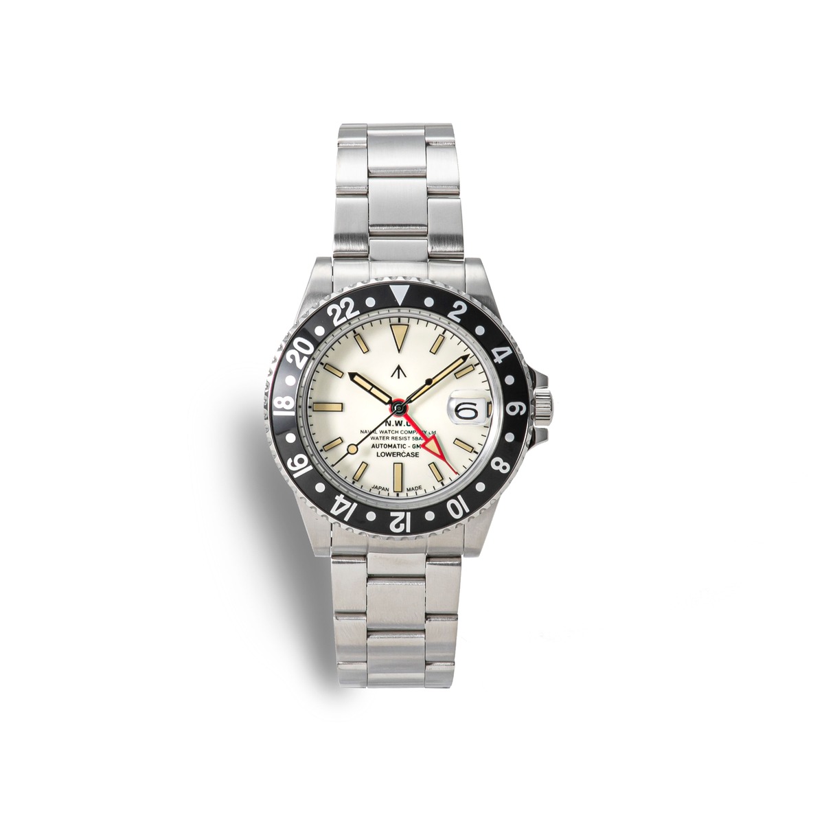 Naval Watch Produced By LOWERCASE FRXD002 GMT Mechanical S/S 3 