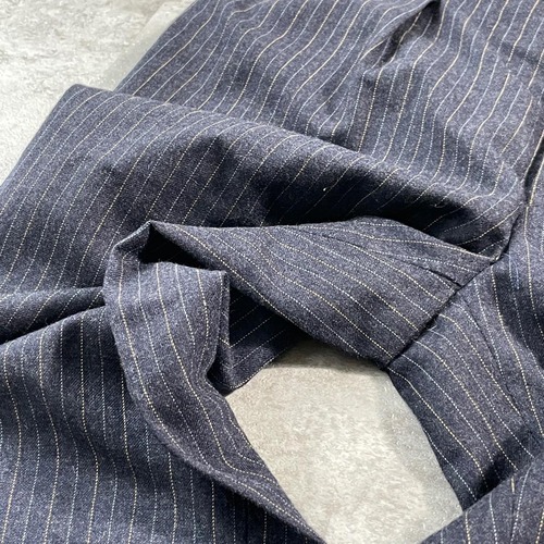 70s- YVES SAINT LAUREN TEOLAIRジッパー ストライプ 詳細写真13