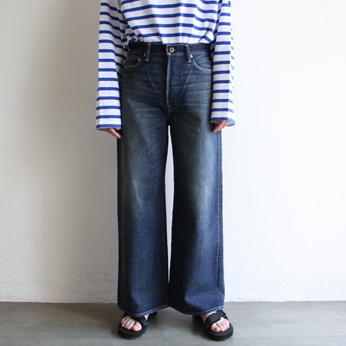 UNION LAUNCH【 womens 】OA 13.5oz wide denim #aiging blue