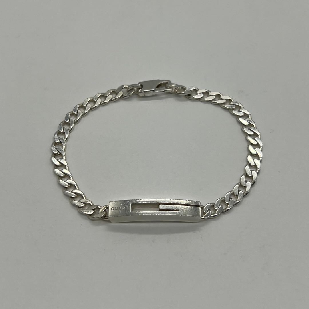 グッチ GUCCI Gカットアウト 喜平チェーン ブレスレット ブランデッド