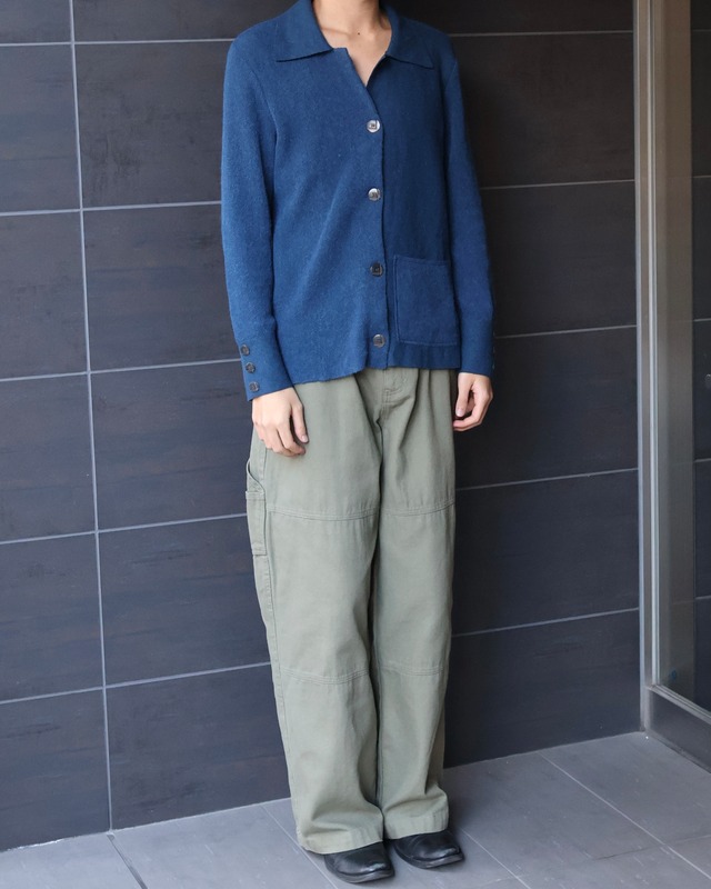 2 pocket shirt knit cardigan