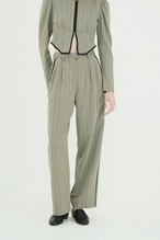 CLANE HERRINGBONE LINE PANTS