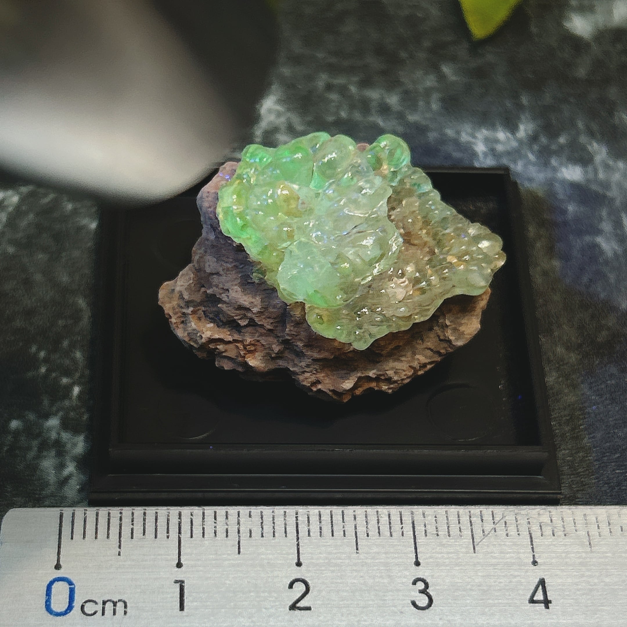 E34391】勾玉＊黒翡翠＊ペンダント Magatama Jade Pendant