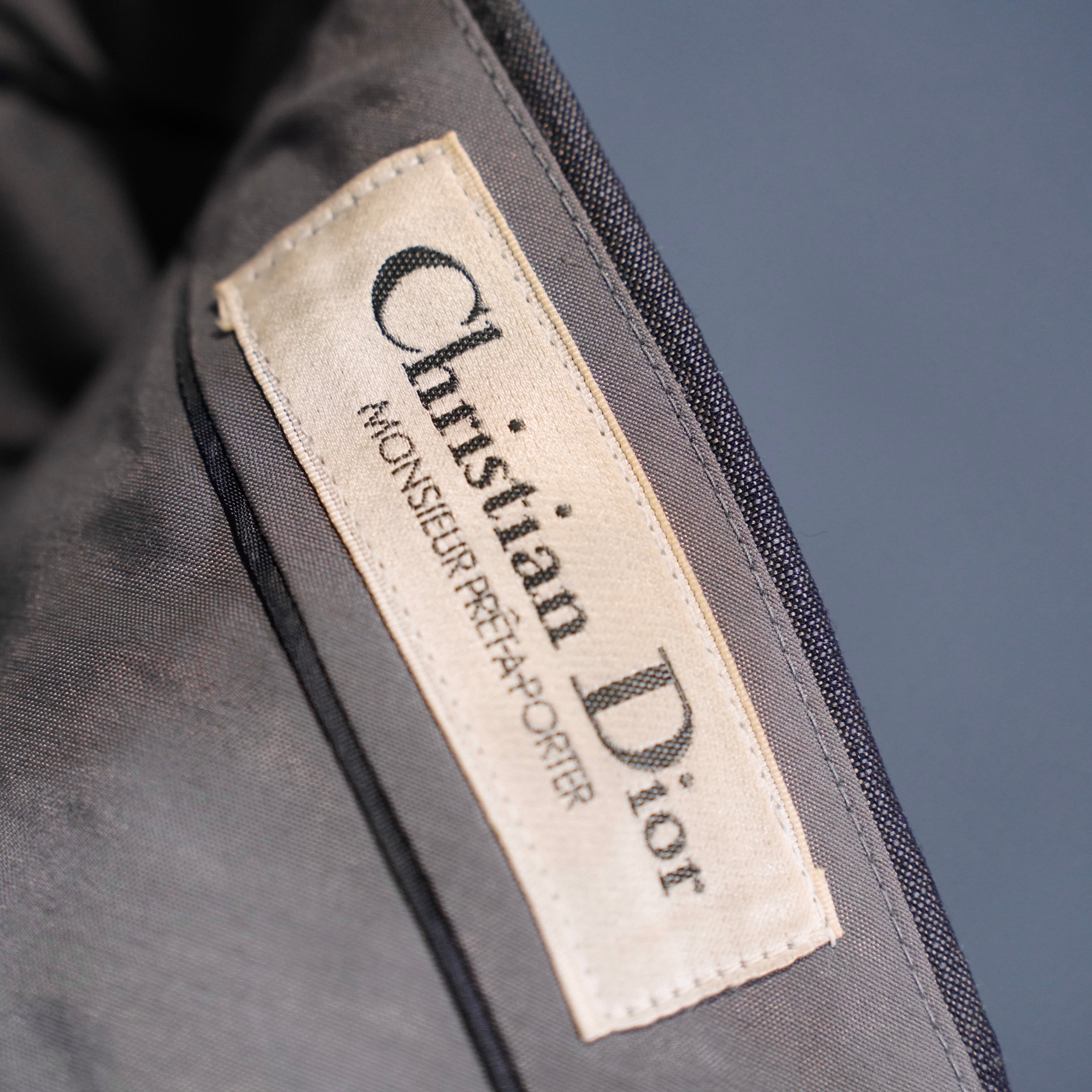 Christian Dior STRIPE PATTERNED DESIGN SET UP SUIT/クリスチャン