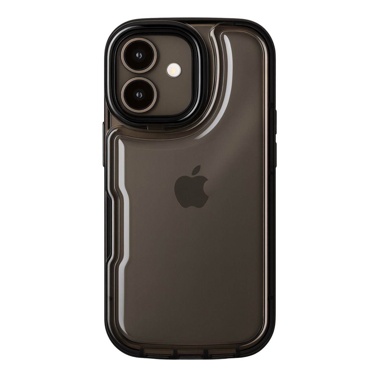 角がまぁるいスタンドケース（ブラック） - 1