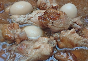 鶏肉の甘味噌煮